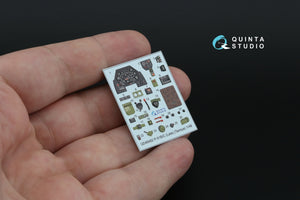 Quinta Studio QD48482 P-51B/C (Late) 3D-Printed colored Interior on decal paper (Tamiya) 1/48 – obrázek 4