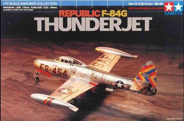 Tamiya 60745 Republic F-84G Thunderjet 1/72