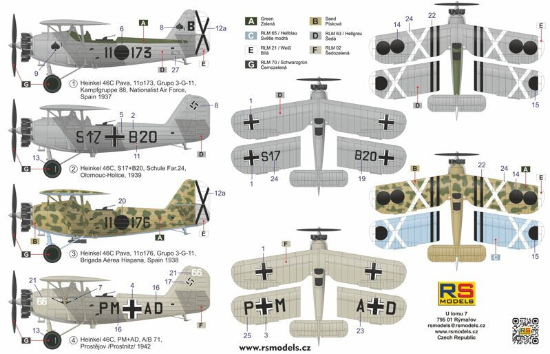 RS Models 92286 Heinkel He-46C 1/72 – immagine 2