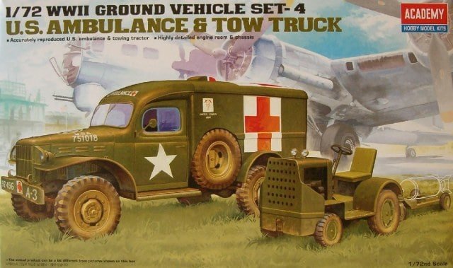 Academy 13403 US Ambulance /Tow Truck WWII 1/72