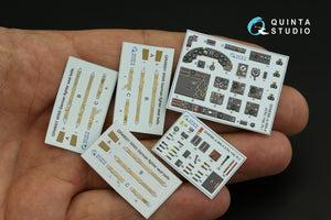 Quinta Studio QD48366 Ju 88A-4 3D-Printed &amp;amp; colored Interior on decal paper (ICM) 1/48 – obrázek 12