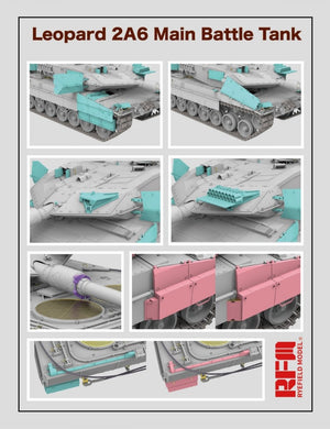 Rye Field Model 5065 Leopard 2A6 Main Battle Tank 1/35 – Bild 4