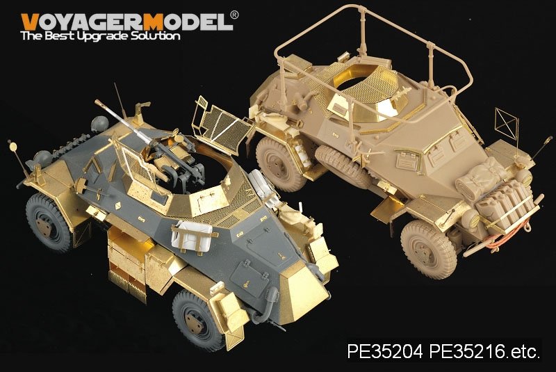 Voyager Model PE35204 WWII Sd.Kfz 222 4Rad for TAMIYA 1/35 – image 10