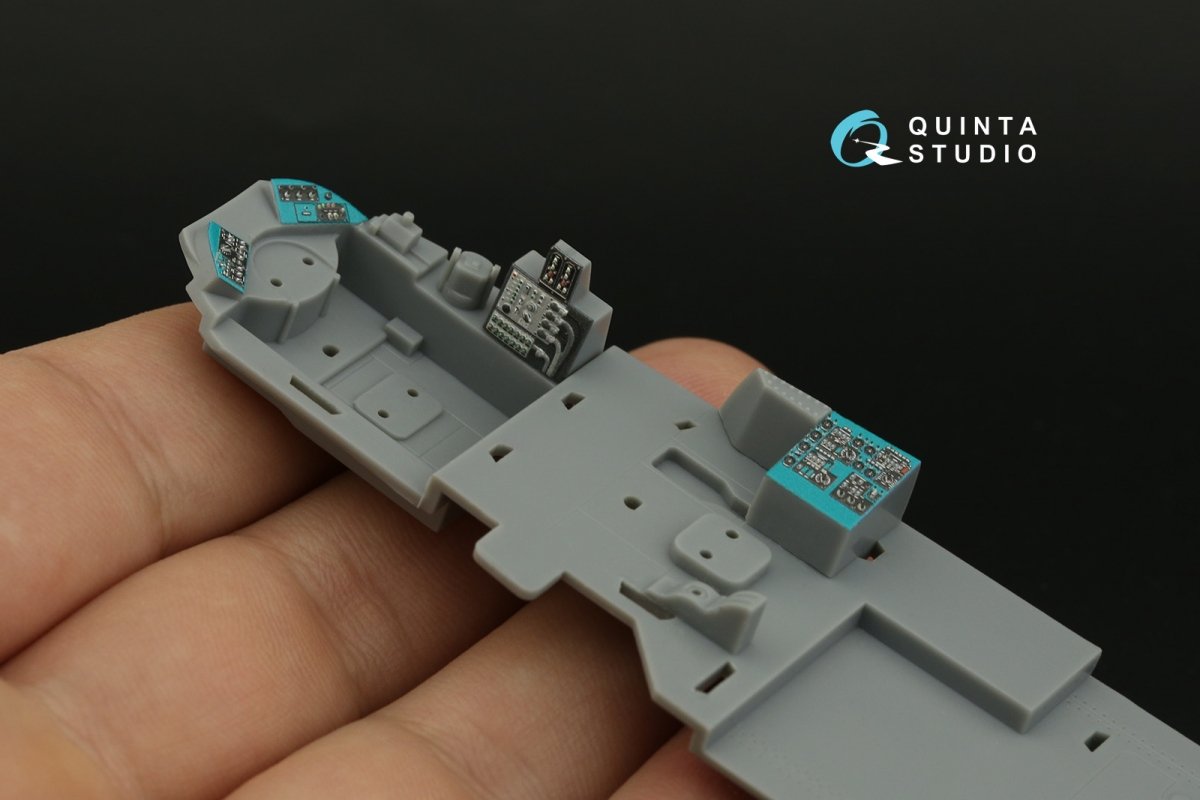 Quinta Studio QDS-48356 Mi-24D 3D-Printed &amp;amp; colored Interior on decal paper (Trumpeter) (Small version) 1/48 – immagine 12