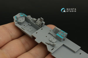 Quinta Studio QDS-48356 Mi-24D 3D-Printed &amp;amp; colored Interior on decal paper (Trumpeter) (Small version) 1/48 – immagine 12
