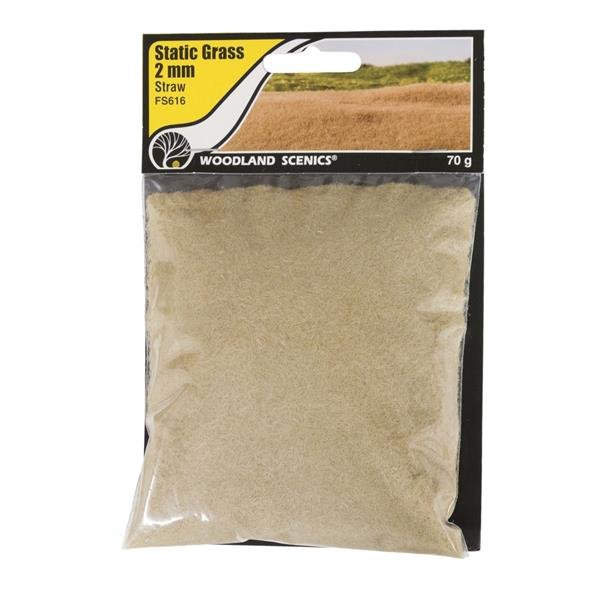 Woodland Scenics WFS616 2mm Static Straw Grass