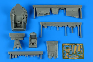 Aires 4880 SAAB J 29F Tunnan cockpit set for Hobby Boss 1/48
