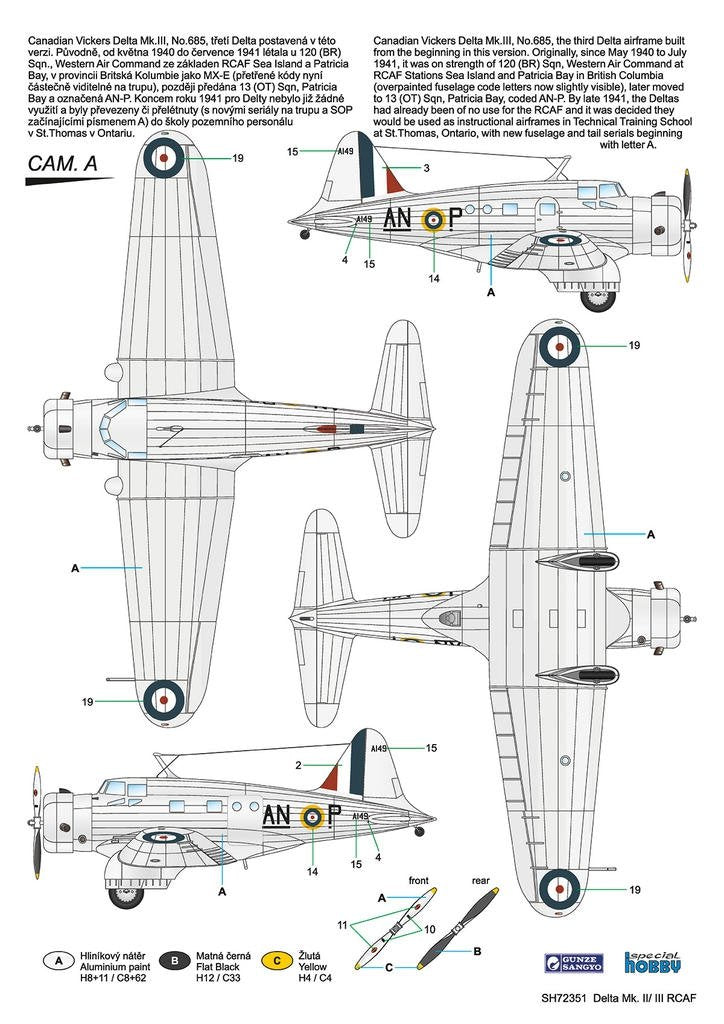 Special Hobby 72351 Delta Mk. II/III RCAF 1/72 – Bild 5