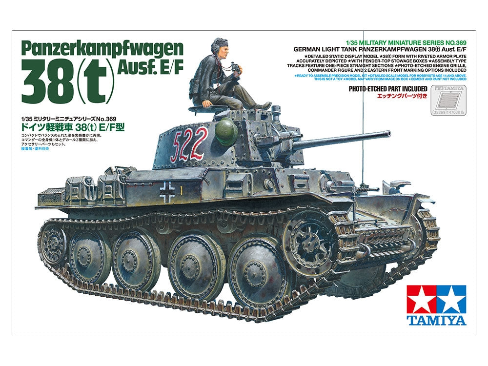 Tamiya 35369 Pz.Kpfw.38(t) Ausf. E/F 1/35 – image 2