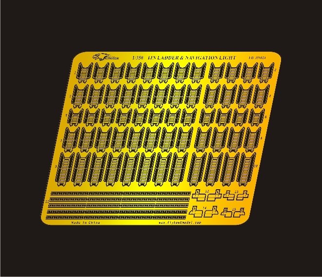 FlyHawk Model FH350024 WW II IJN Ladders&amp;Navigation Lights 1/350