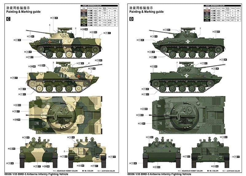 Trumpeter 09556 BMD-3 Airborne Infantry Fighting Vehicle 1/35 – image 5
