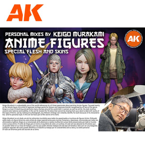 AK Interactive AK11765 SIGNATURE SET – KEIGO MURAKAMI PERSONAL MIXES – ANIME FIGURES PAINT SET 18x17 ml – image 4