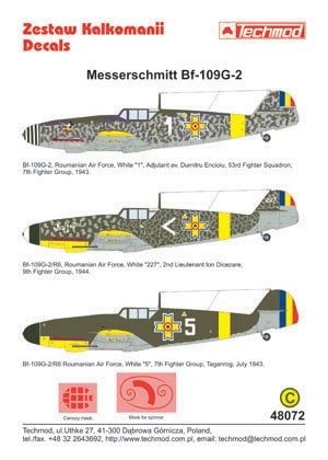 Techmod 48072 - Messerschmitt Bf 109G-2 1/48 – Bild 2