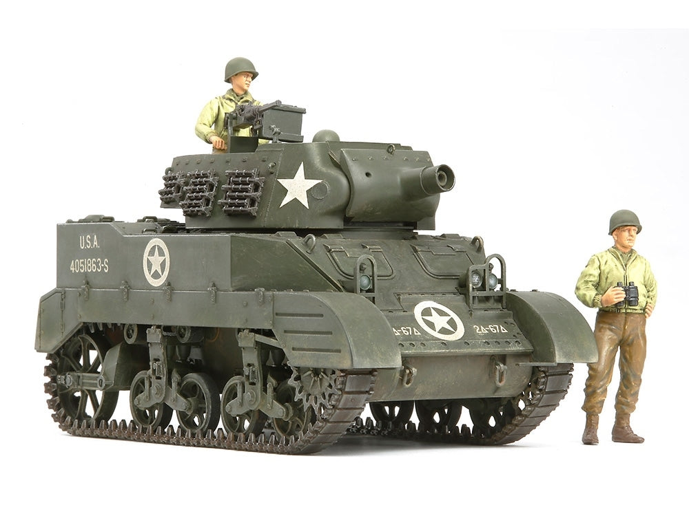 Tamiya 35312 US Howitzer Motor Carriage M8 Awaiting Orders Set (w/3 Figures) (1/35)