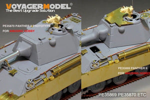 Voyager Model PE35870 WWII German Panther II Prototype Design Plan basic for AMUSING HOBBY 1/35 – image 2