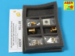 Aber 16L-09 Late muzzle brake for the barrel used on the late version of the Tiger I, King Tiger tank (Henschel turret) / Late muzzle brake used on German 8.8cm barrel Tiger I- late and Tiger II (Henschel turret) 1/16 – image 15
