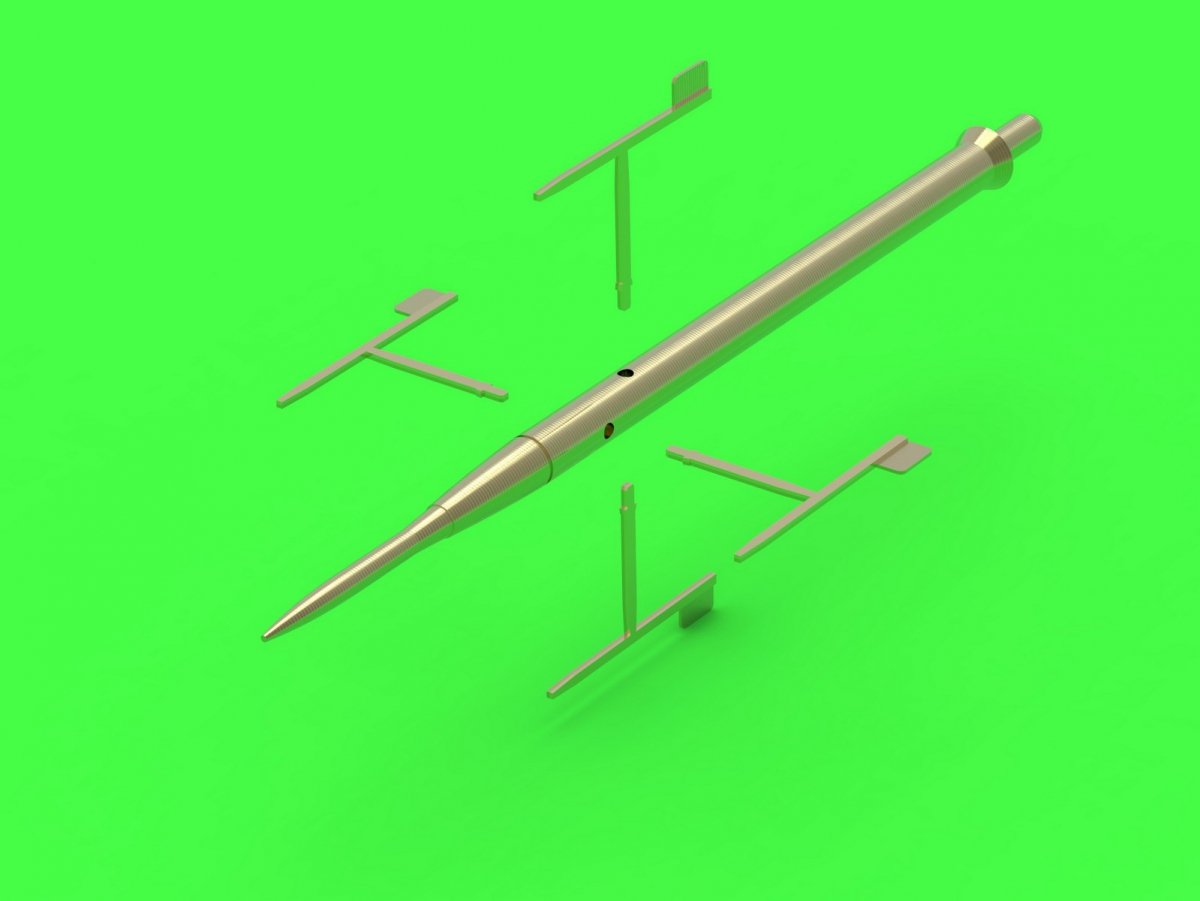 Master AM-48-144 F-16XL / F-CK-1 Prototypes Pitot Tube &amp;amp; AOA Probes (1/48) – obrázek 2
