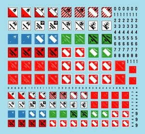 Star Decals 35-C1347 DANGER!. Signs for hazardous loads 1/35 – image 2