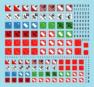 Star Decals 35-C1347 DANGER!. Signs for hazardous loads 1/35 – image 2