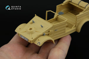 Quinta Studio QD+35141 Kubelwagen Type 82 3D-Printed &amp;amp; colored Interior on decal paper (Tamiya) (with 3D-printed resin parts) 1/35 – image 13