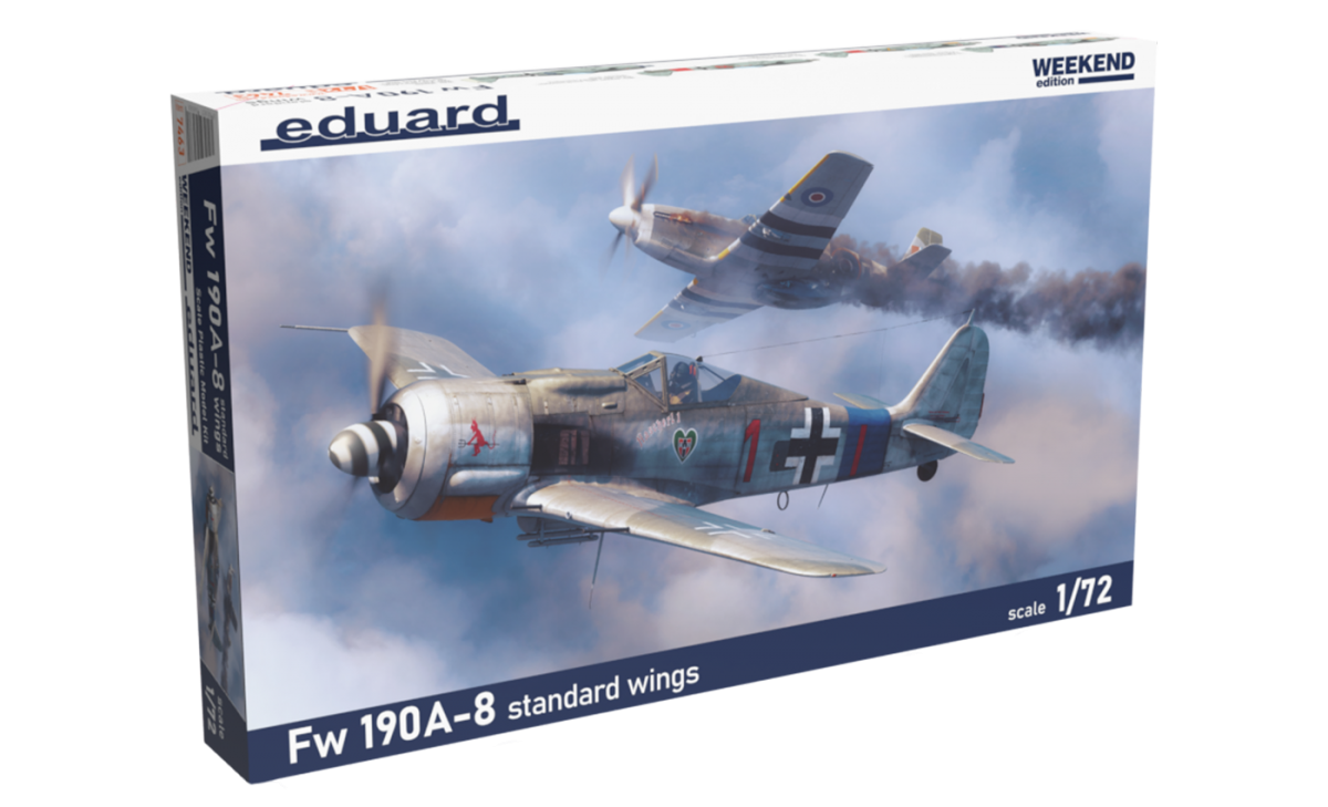Eduard 7463 Fw 190A-8 standard wings 1/72 – immagine 2