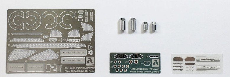 Aoshima 01708 Common Photo-Etched Parts for Lamborghini Huracan 1/24 – image 2