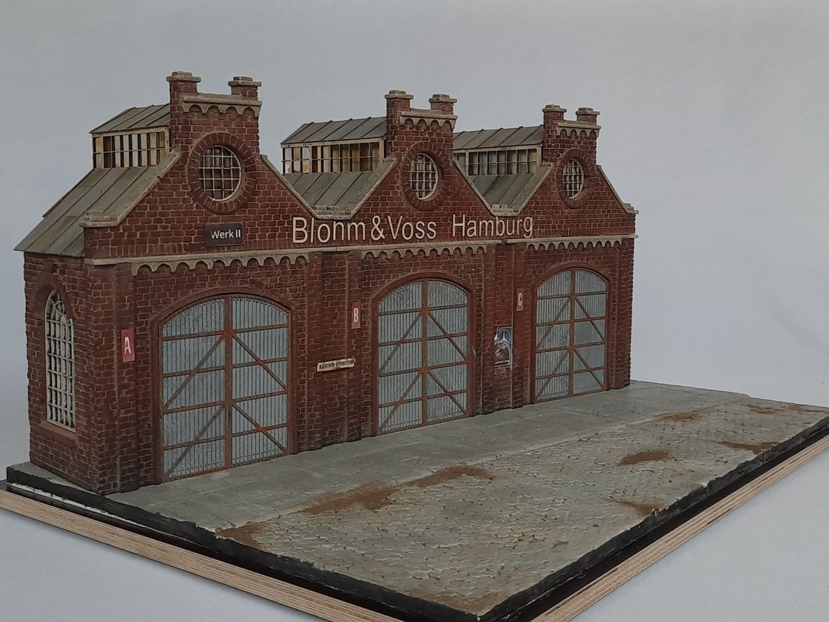 RT-Diorama 35285 Diorama-Base: &amp;quot;Industrial Hangars&amp;quot; 1/35 – image 5