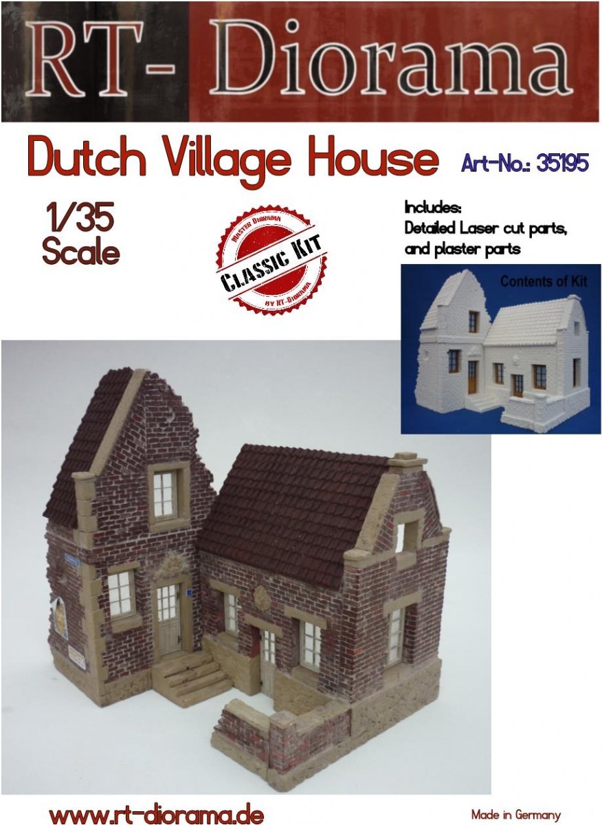 RT-Diorama 35195 Maison de village hollandaise 1/35