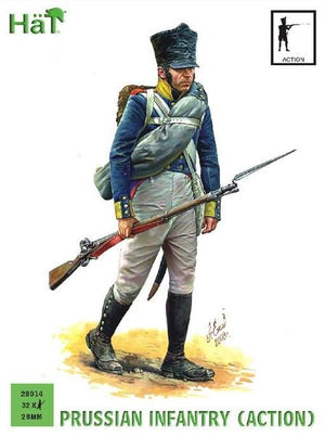 Hat 28014 Prussian Infantry Action 28mm