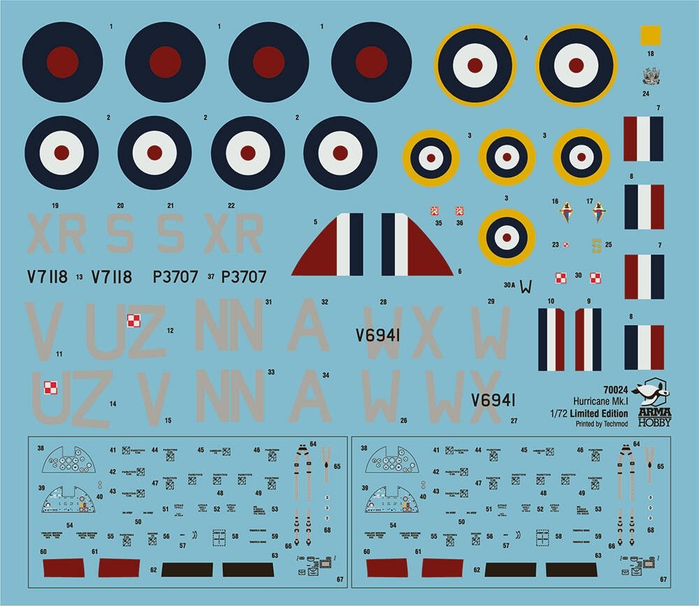 Arma Hobby 70024 Hurricane Mk I Allied Squadrons Limited Edition 1/72 – Bild 2