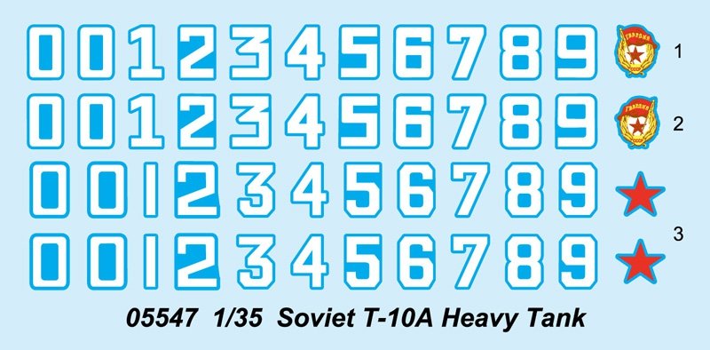 Trumpeter 05547 Soviet T-10A Heavy Tank 1/35 – obrázek 4