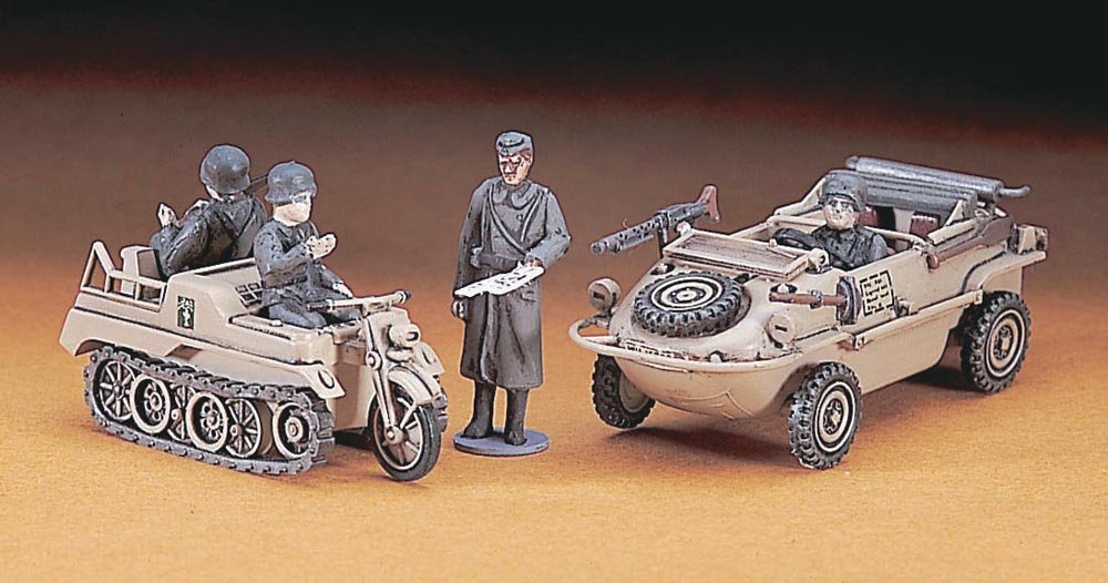 Hasegawa MT13 Schwimmwagen / Kettenkrad 1/72 – image 2