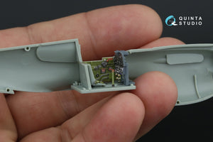 Quinta Studio QD+72054 P-40E Warhawk 3D-Printed &amp;amp; colored Interior on decal paper (Academy/Modelist) (with 3D-printed resin parts) 1/72 – image 10