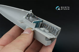 Quinta Studio QD48598 F-15A/F-15C Early/F-15J Early 3D-Printed &amp;amp; colored Interior on decal paper (Hasegawa) 1/48 – image 4