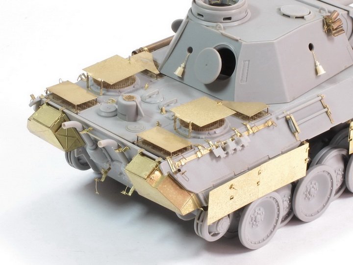 ET Model EA35-061 WWII German Additional Armor Plates for Panther D/A/G For DRAGON Smart Kit 1/35