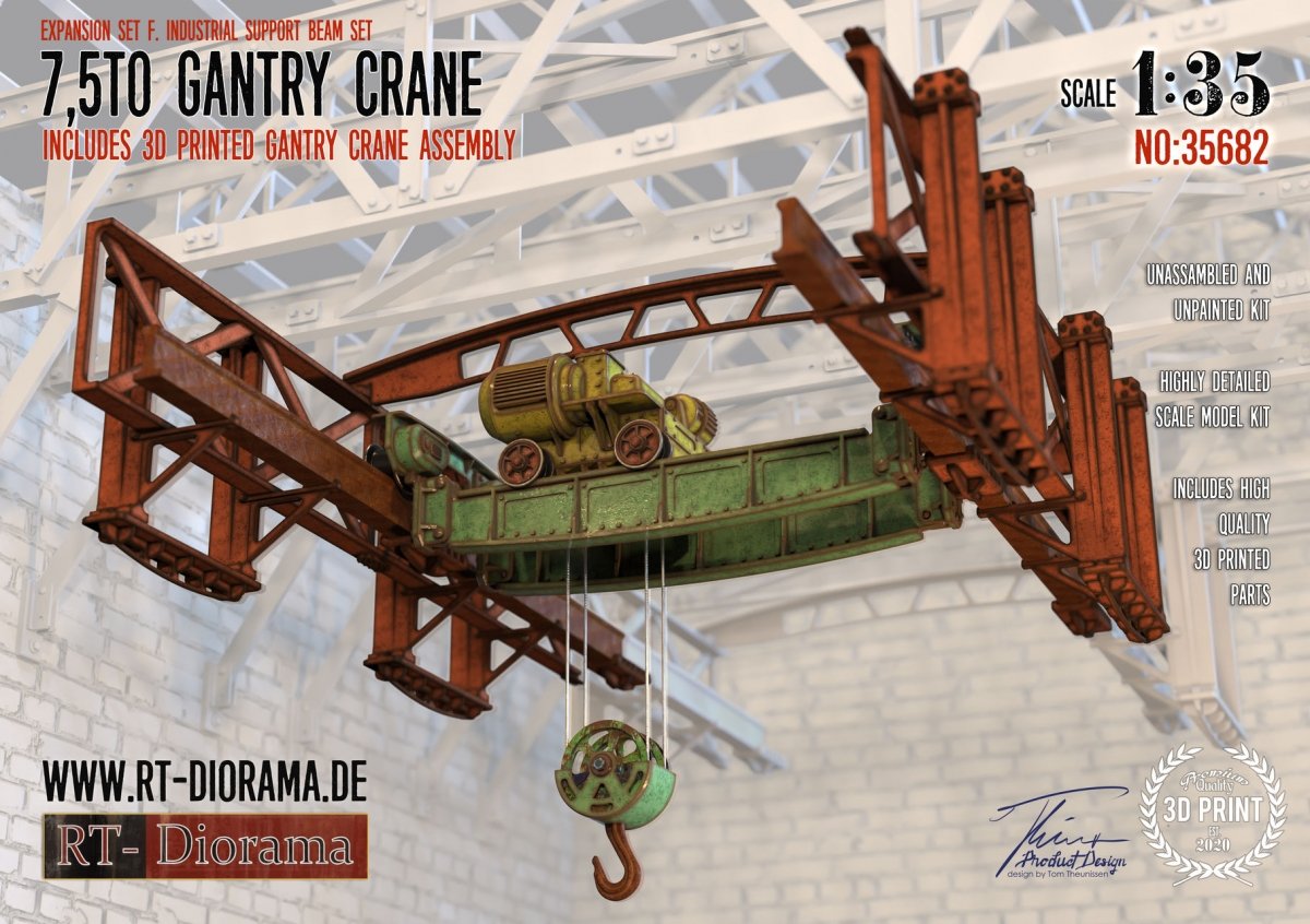 RT-Diorama 35682 7.5to Gantry Crane 1/35 – image 2