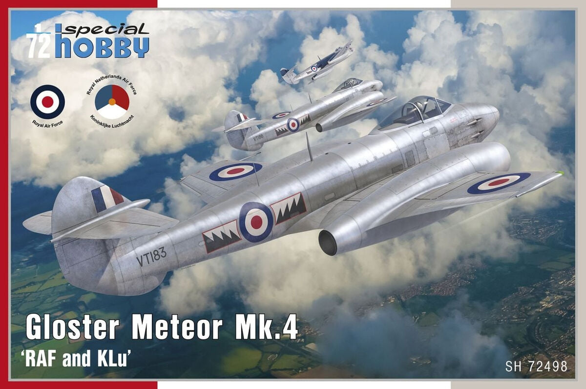 Special Hobby 72498 Gloster Meteor Mk.4' RAF et KLu 1/72
