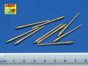 Aber 350L-06 Set of 9pcs 406mm short barrels for US ships for turrets without antiblast covers: North Carolina, Washington 1/350 – obrázek 2