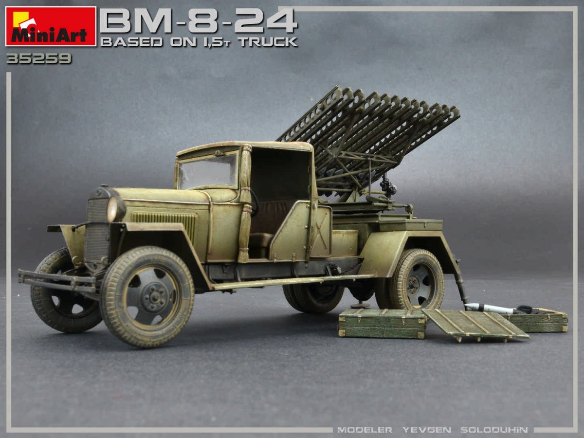 MiniArt 35259 Soviet Rocket Launcher BM-8-24 1/35 – image 9
