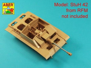 Aber 35l-336 Muzzle brake base barrel for German / lufa bez hamulca do StuG.III, Ausf.G &amp; SyuG.IV tank guns 1/35