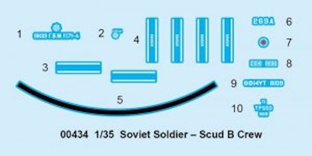 Trumpeter 00434 Soviet Soldier Scud B Crew – image 2