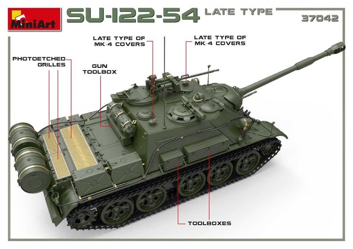 MiniArt 37042 SU-122-54 LATE TYPE 1/35 – image 11