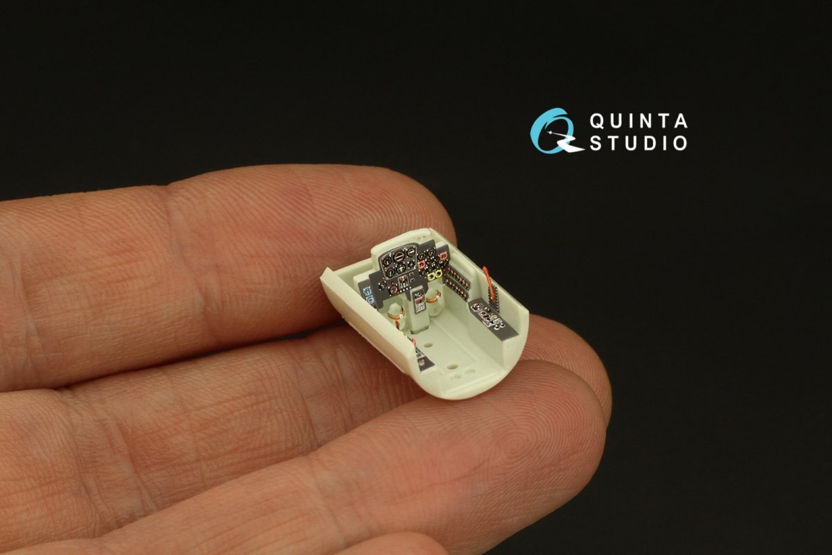 Quinta Studio QD72074 Me-262A 3D-Printed &amp;amp; colored Interior on decal paper (Revell) 1/72 – immagine 3