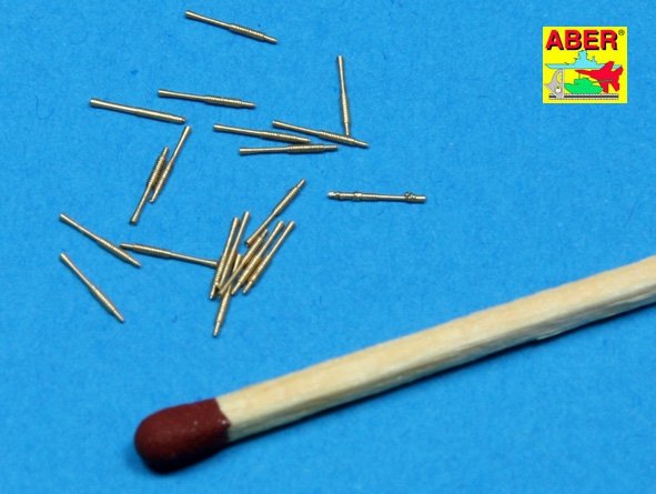 Aber 350L-23 Set of 20 pcs 25 mm type 96 A/A barrels for Japan ships 1/350 – imagen 3
