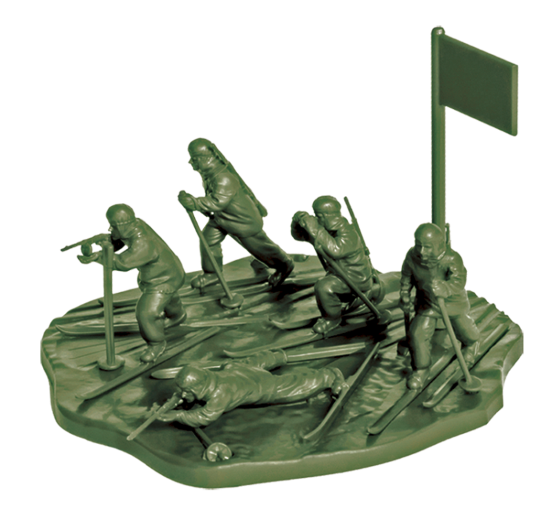 Zvezda 6199 Soviet Ski Troops 1939-1945 (Art of Tactic) 1/72 – obrázek 4