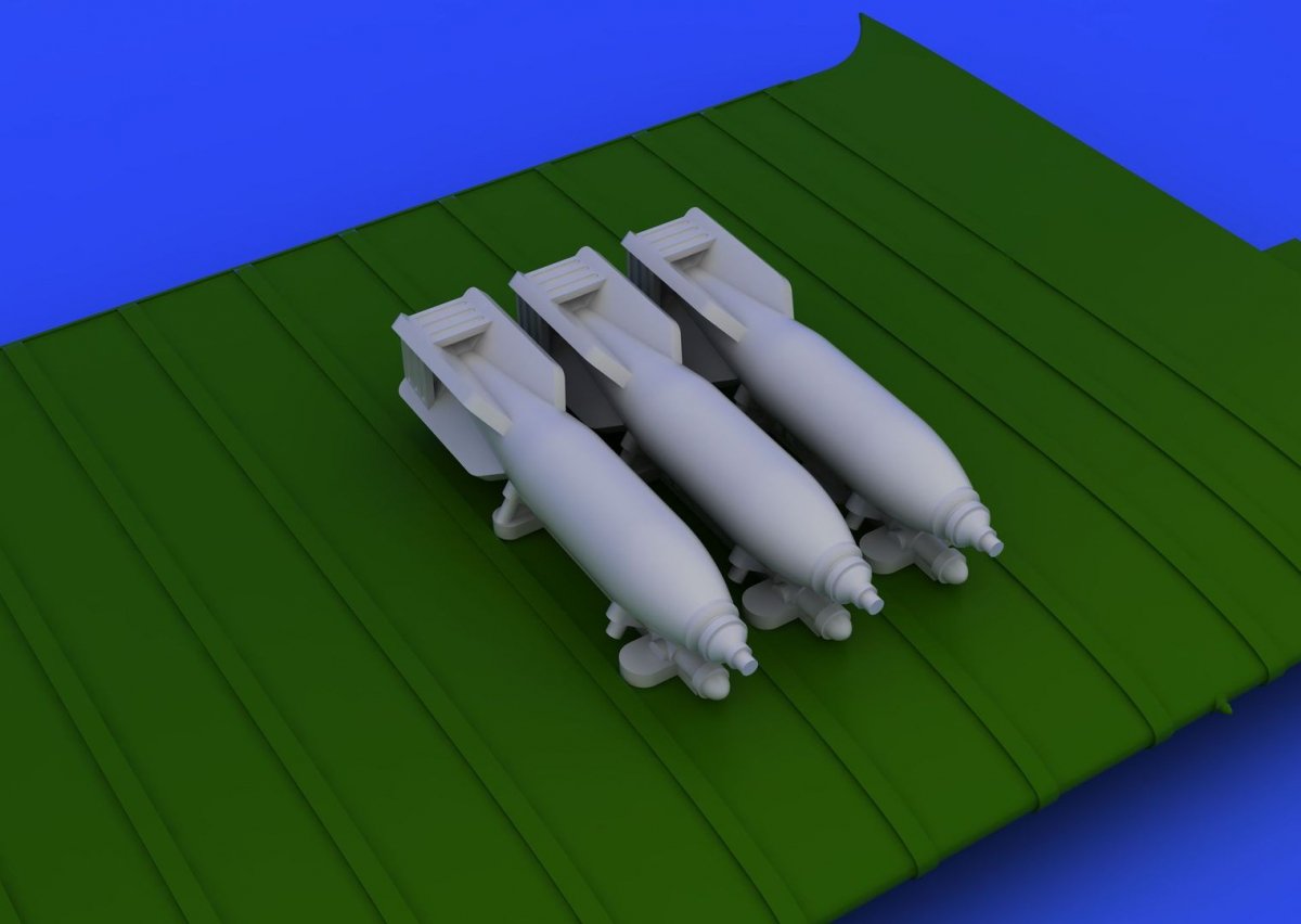 Eduard 672069 B.534 bombs &amp;amp; racks 1/72 (EDUARD) – Bild 2