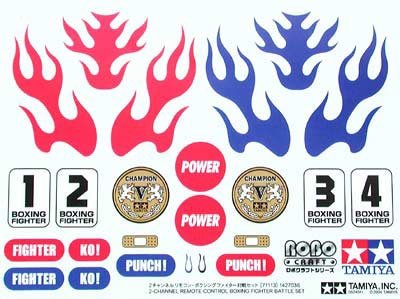 Tamiya 71113 Boxing Fighter Battle Set - 2ch Remote Control ROBOCRAFT – image 4