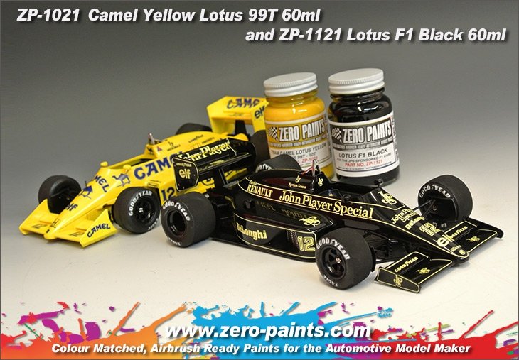 Zero Paints ZP-1121 Lotus F1 JPS Black 60ml – obrázek 3