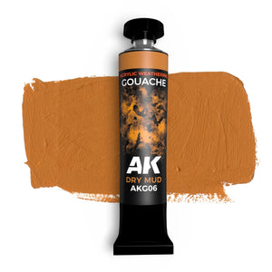 AK Interactive AKG06 Boue sèche – AK GOUACHE