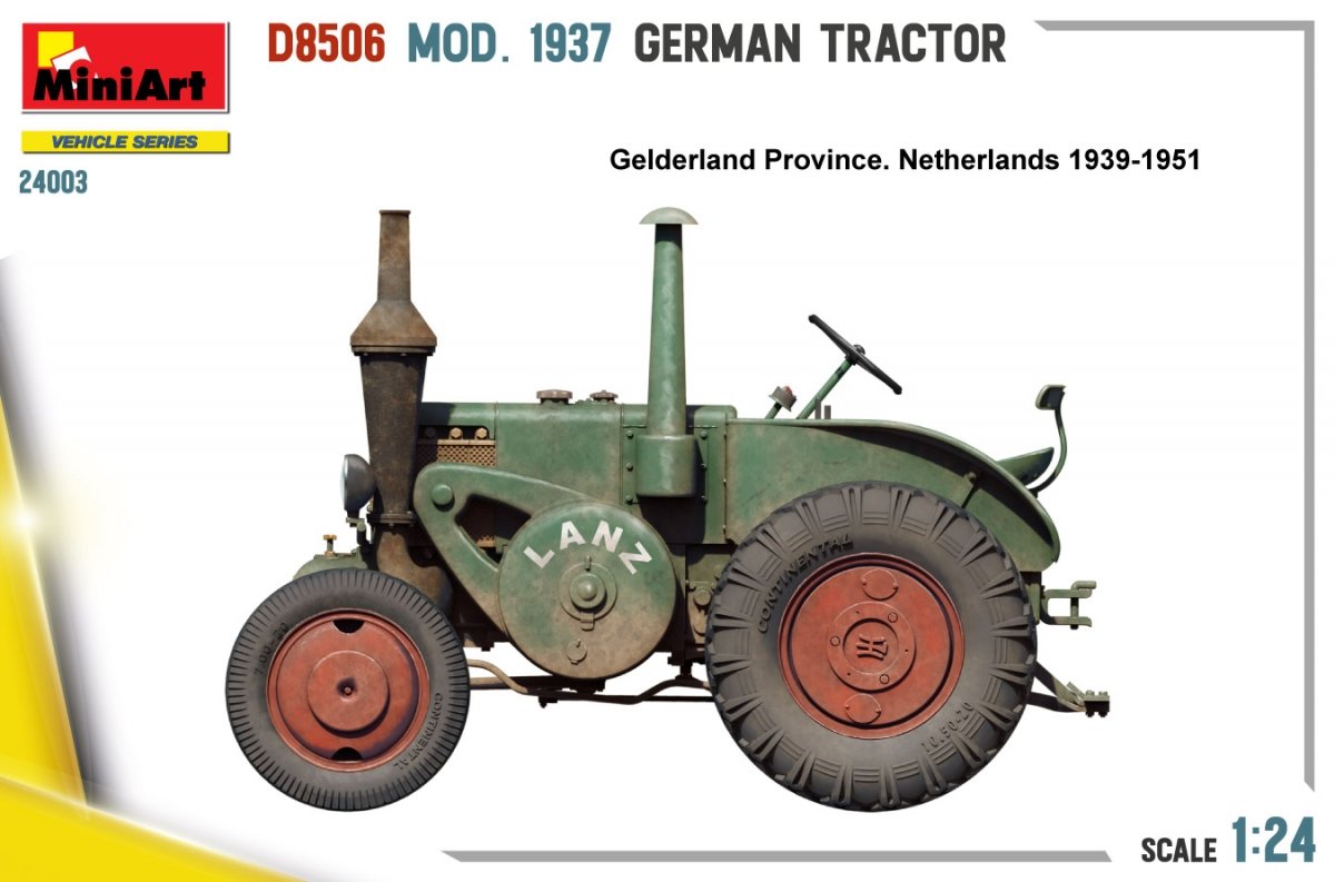 MiniArt 24003 GERMAN TRACTOR D8506 MOD. 1937 1/24 – obrázek 3
